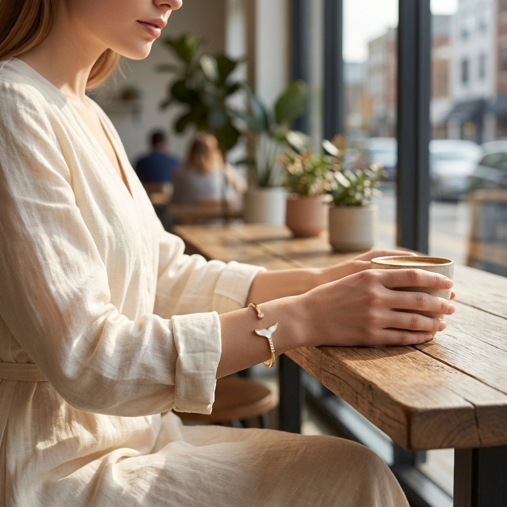 Sea Life Crystal Charm Bracelet - Premium Jewelry