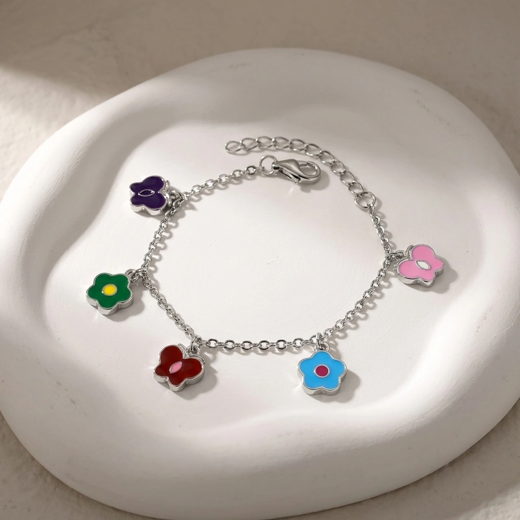 Multicolor Kids Charm Bracelet - Premium Jewelry