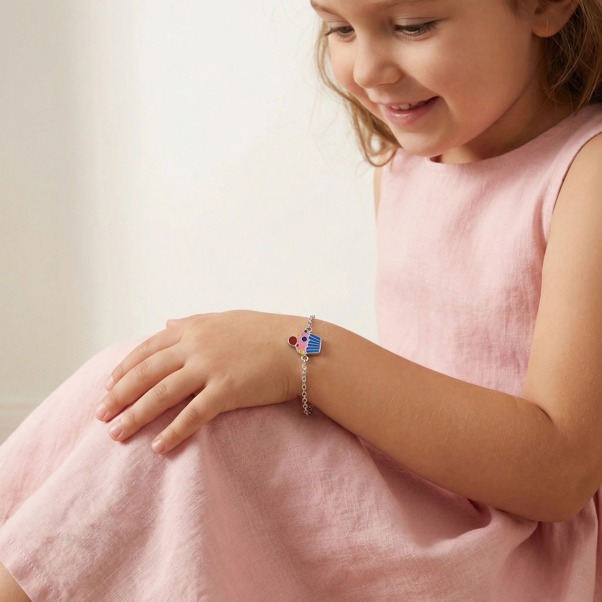 Cupcake Enamel Kids Bracelet - Premium Jewelry