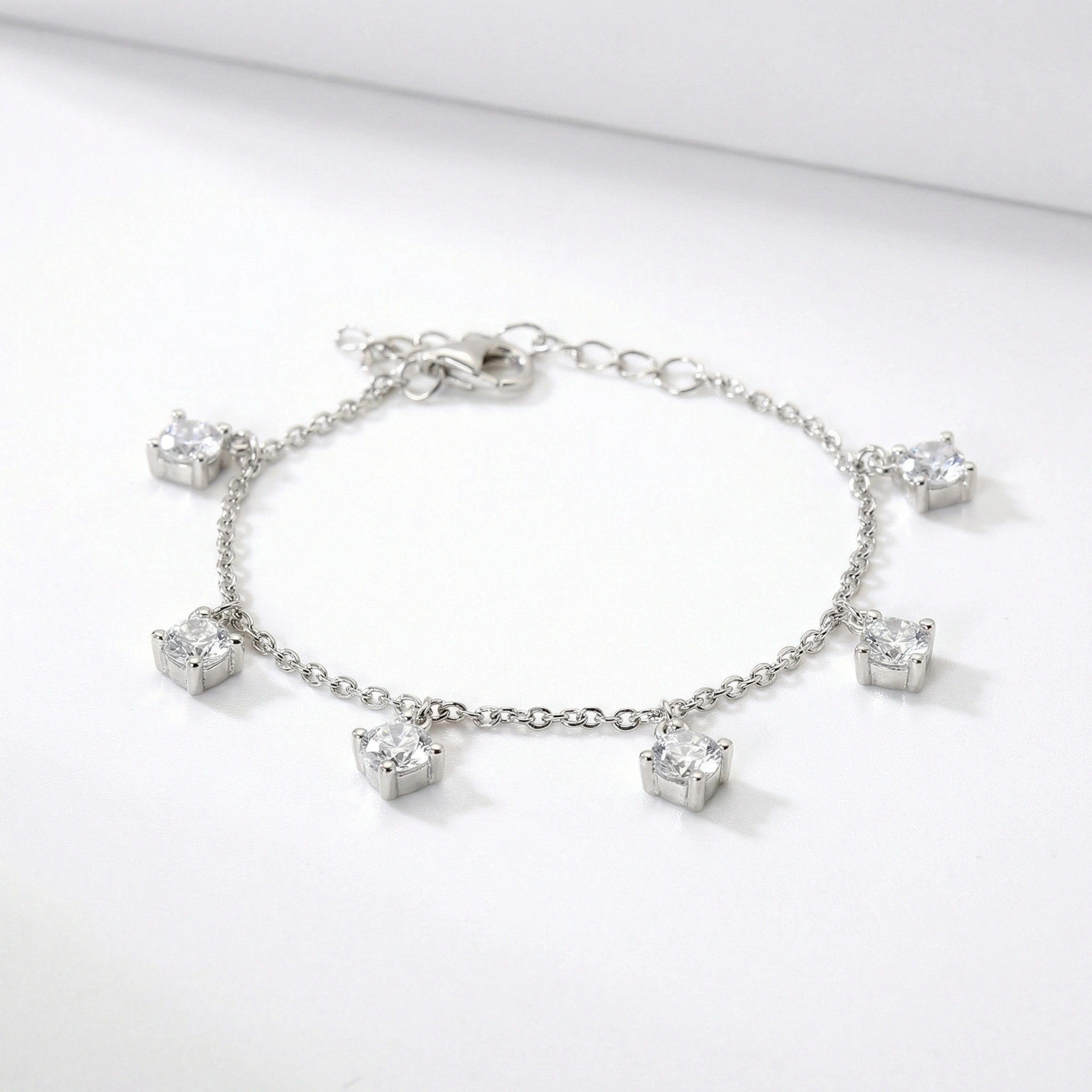 Zircon Stone Kids Charm Bracelet - Premium Jewelry