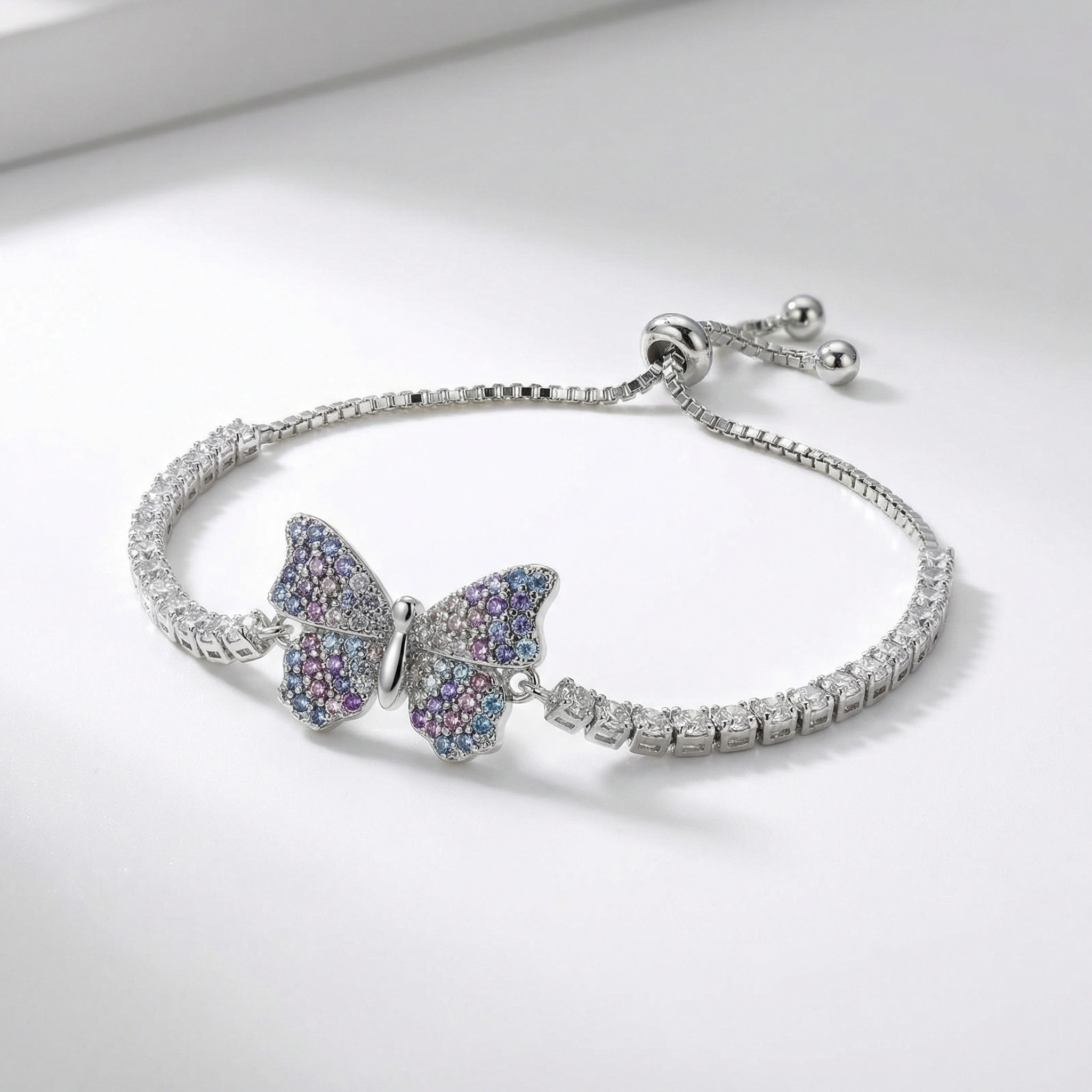Butterfly Zircon Kids Bracelet - Premium Jewelry