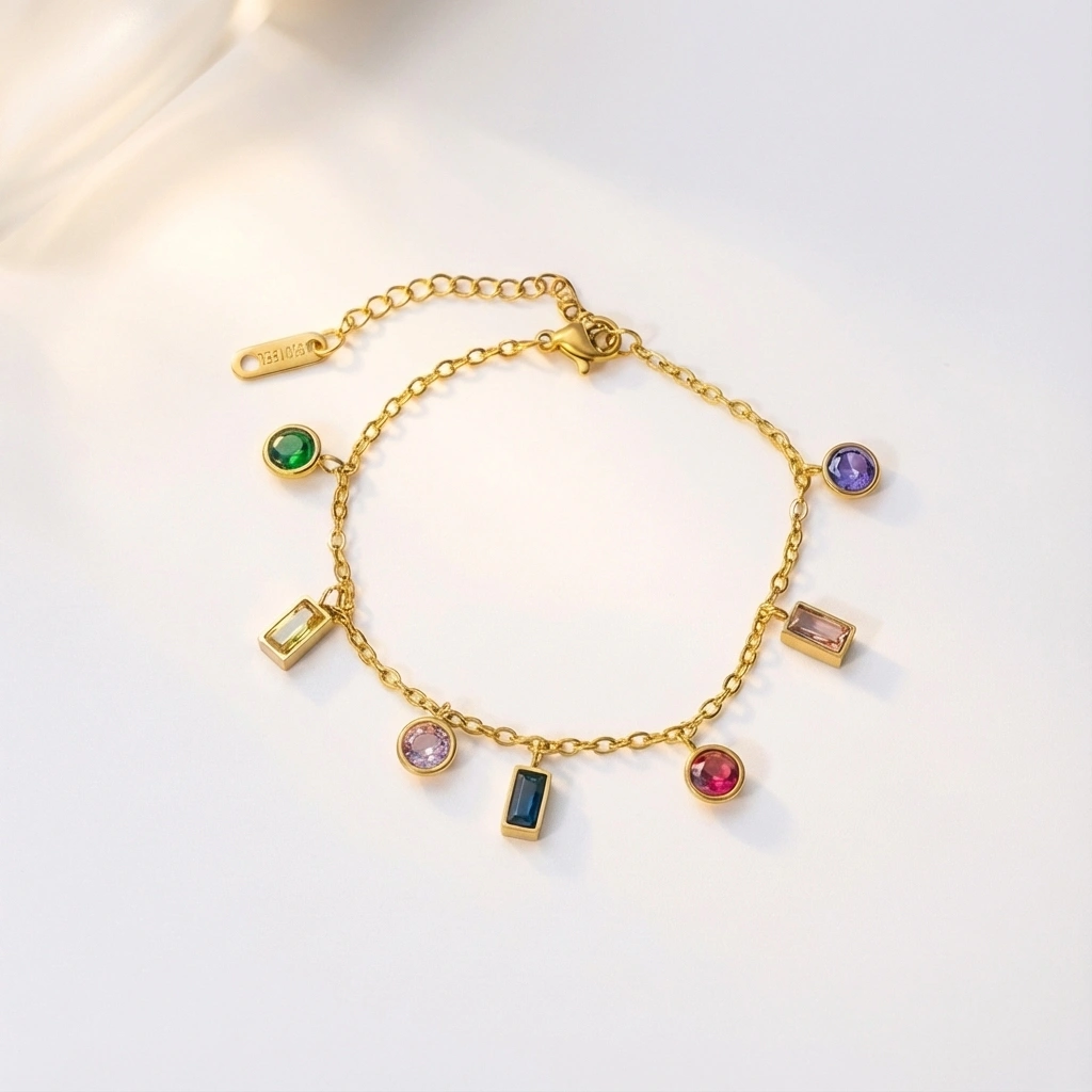 Multicolor Charm Bracelet - Standard Jewelry