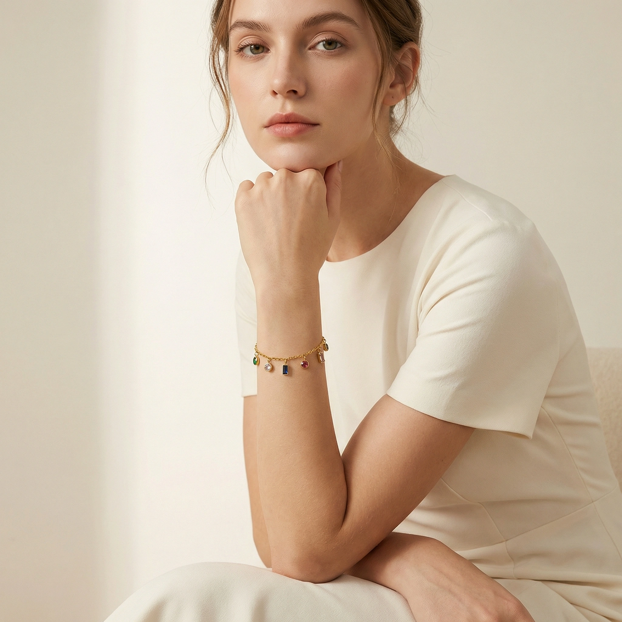 Multicolor Charm Bracelet - Standard Jewelry