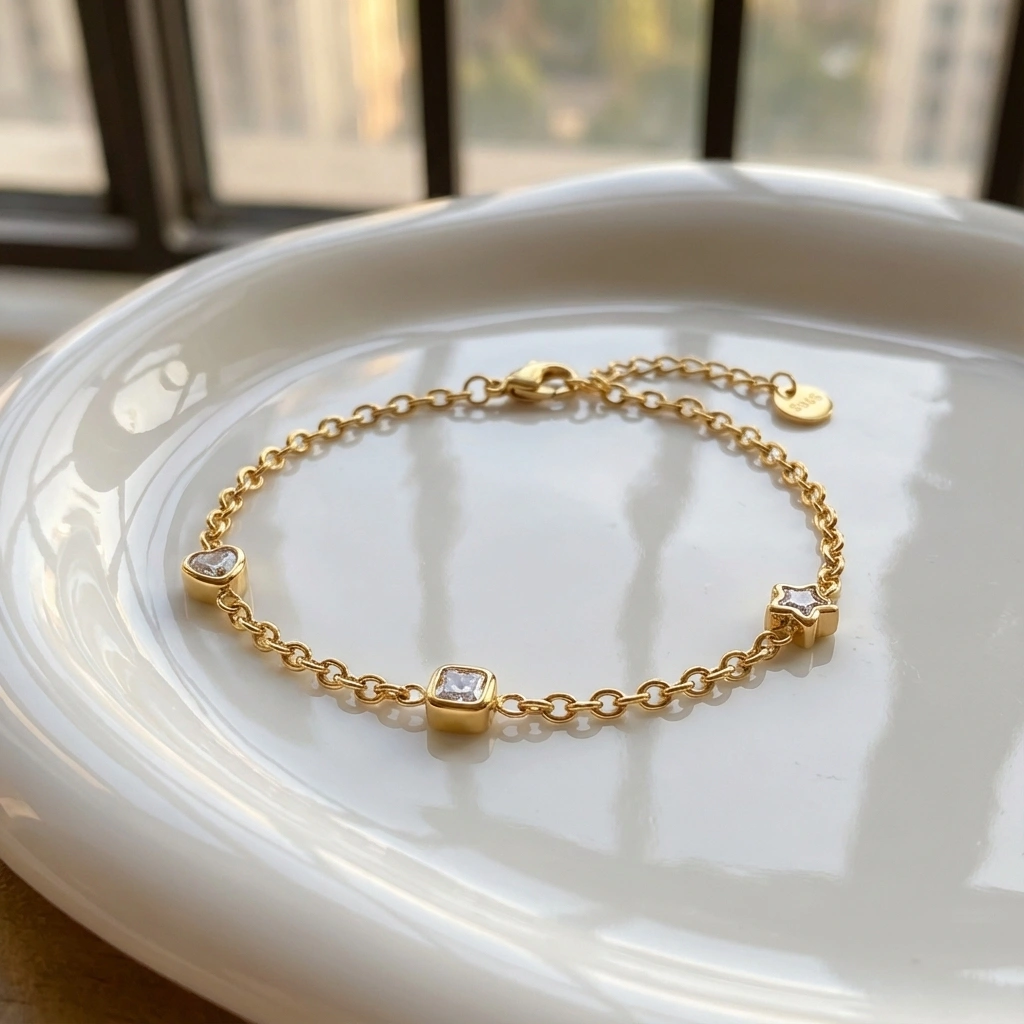 Star Diamond Zircon Bracelet - Premium Jewelry