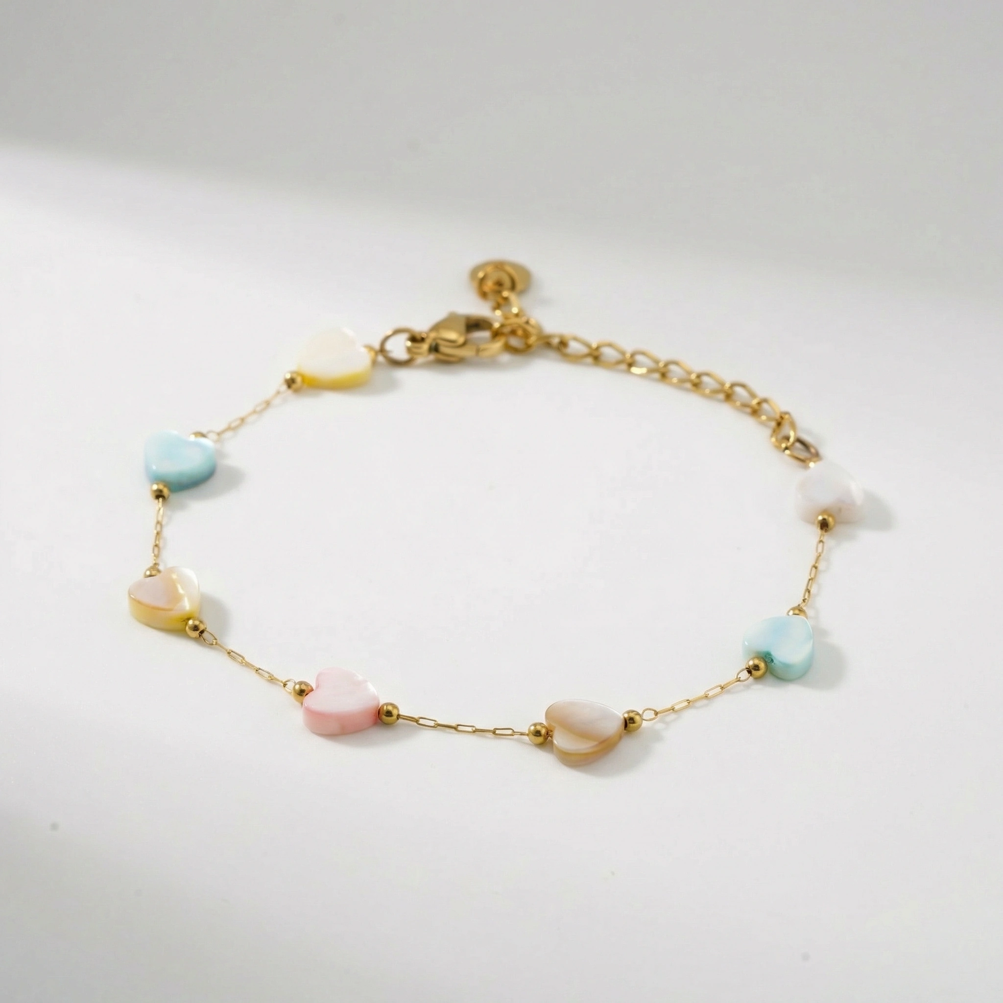 Stainless Steel Shell Star Bracelet - Heart - Premium Jewelry