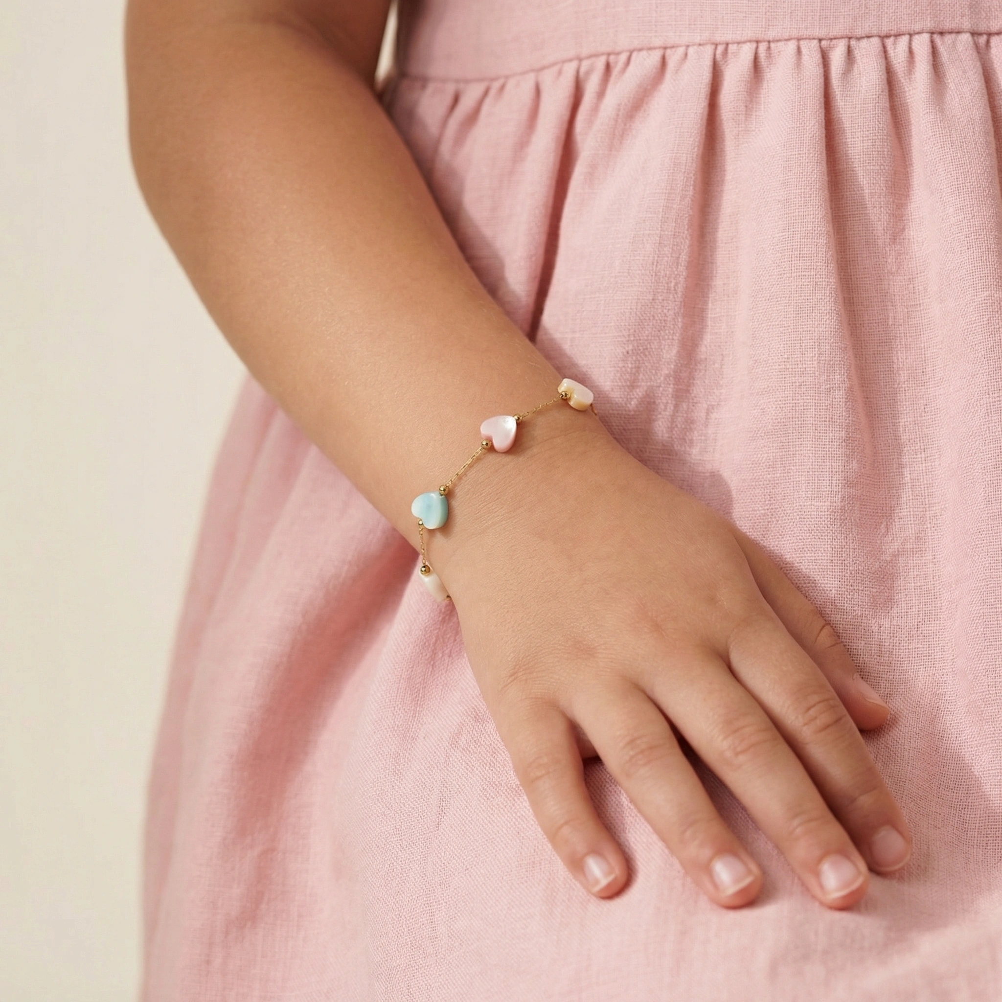 Stainless Steel Shell Star Bracelet - Heart - Premium Jewelry