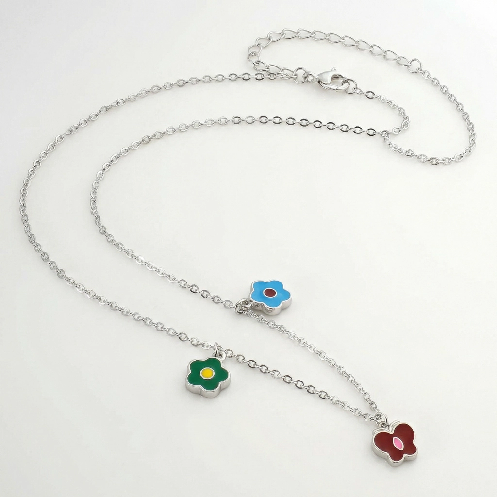 Multicolor Kids Charm Necklace - Premium Jewelry